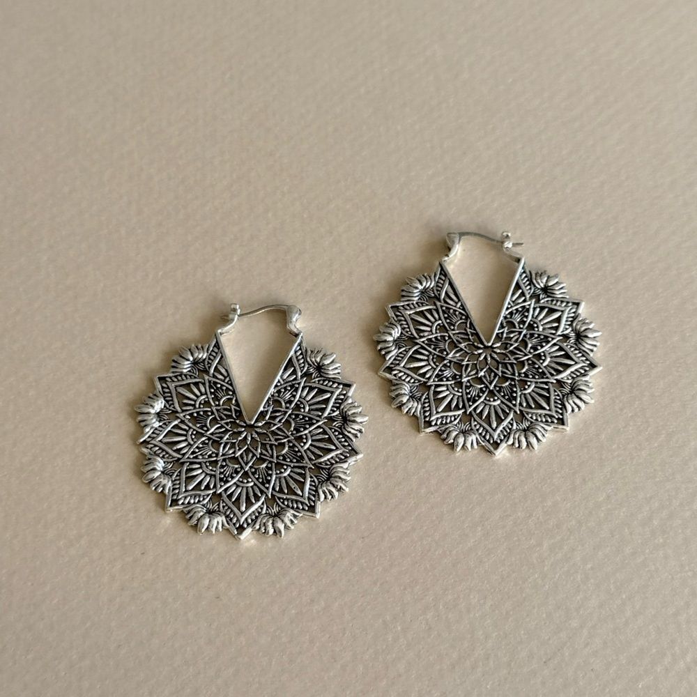 Boho hoop Earrings N1614